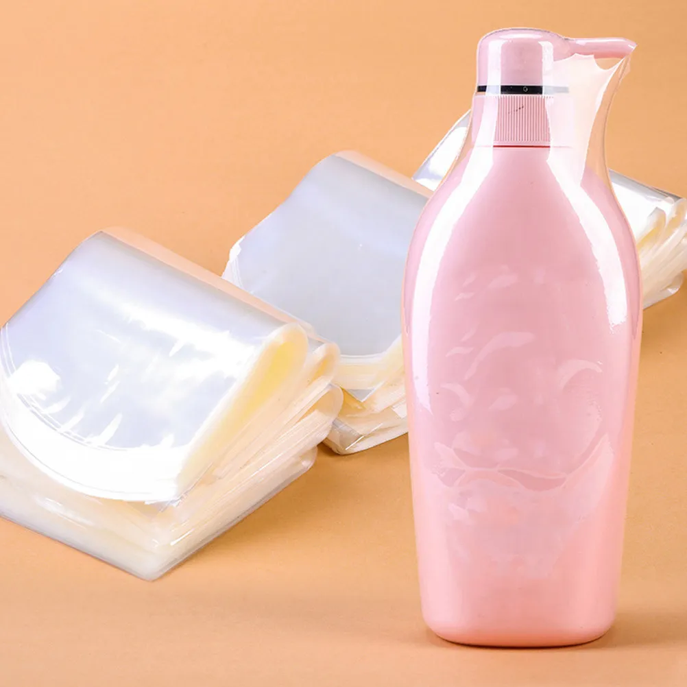 200 pcs Heat Shrinkable Film Wrapping Portable Household Clear Bags POF Packaging Film Storage Display Bag