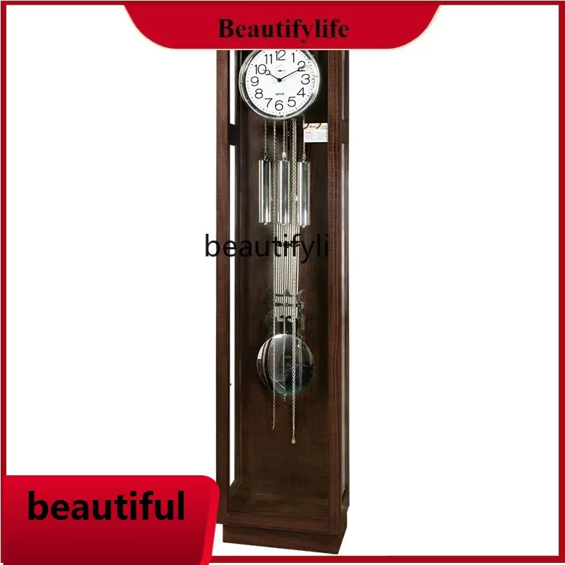 

X European floor clock living room simple creative movement light luxury modern mechanical floor clock