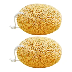 2pcs Soft Bath Sponge Exfoliating Loofah Shower Puff Cleansing Tool Foaming Esponja De Sponges Scrubbers Household Merchandises
