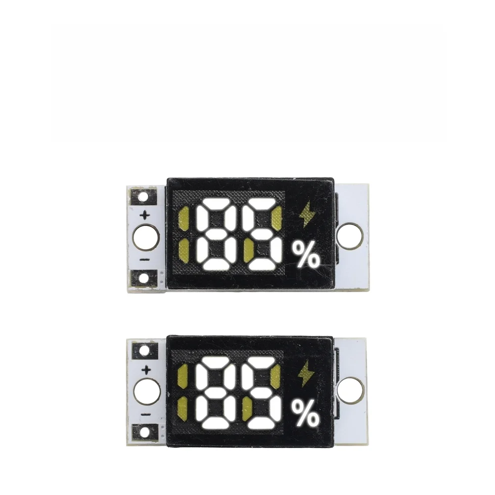 Battery Power Indicator Module for 1S for 2s for 3s for 4s For lithium for ion Packs with Accurate Percentage Readout and Low