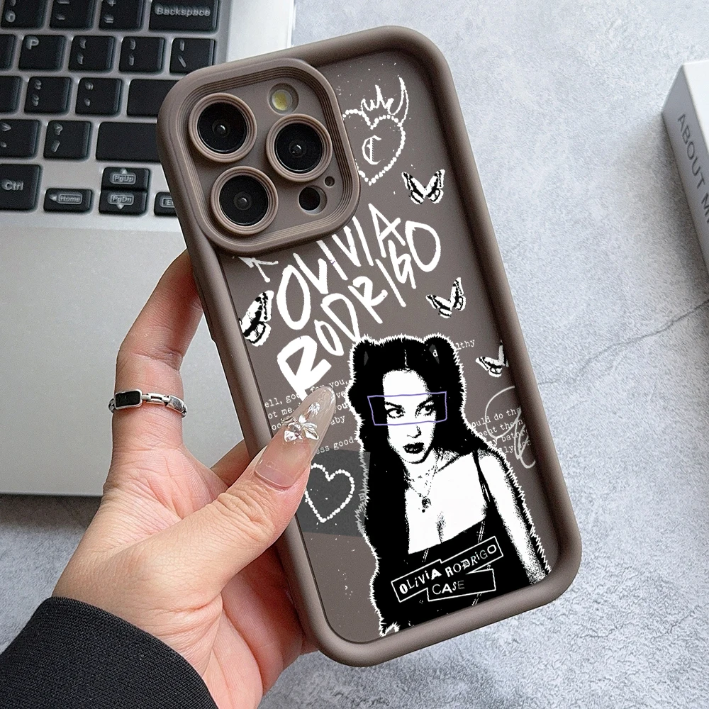 Singer Olivias Rodrigoes Phone Case for iPhone 16 15 14 13 12 11 Pro Max Mini XR XS X 7 8 6 6s Plus Soft TPU Back Cover