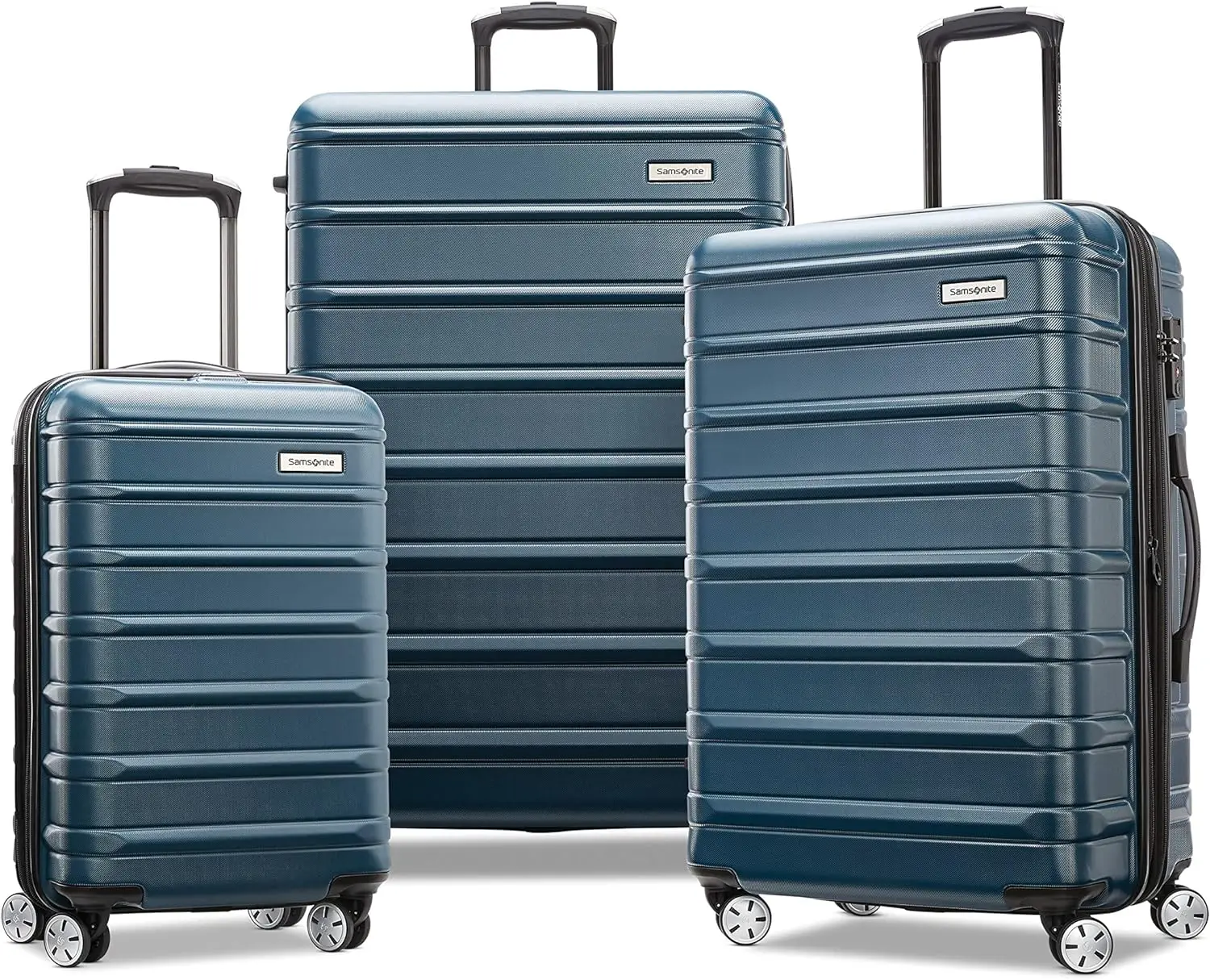 Omni 2 Hardside Expandable Luggage With Spinners, Nova Teal, 3-Piece Set (Co/Med/)