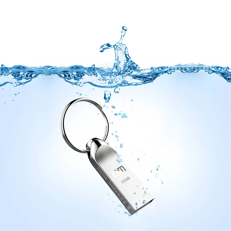DM PD086 Metal USB 2.0 Flash Drive- 8GB/16GB/32GB/64GB Waterproof Pen Drive, High-Speed Portable Storage