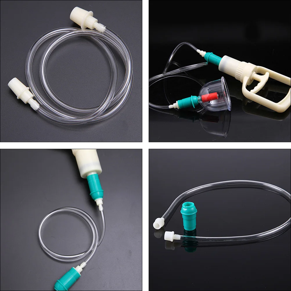 

5pcs Cupping Machine Extension Lines Universal Connector Durable Waterproof High Sensitivity Soft Nozzle For Cupping Care
