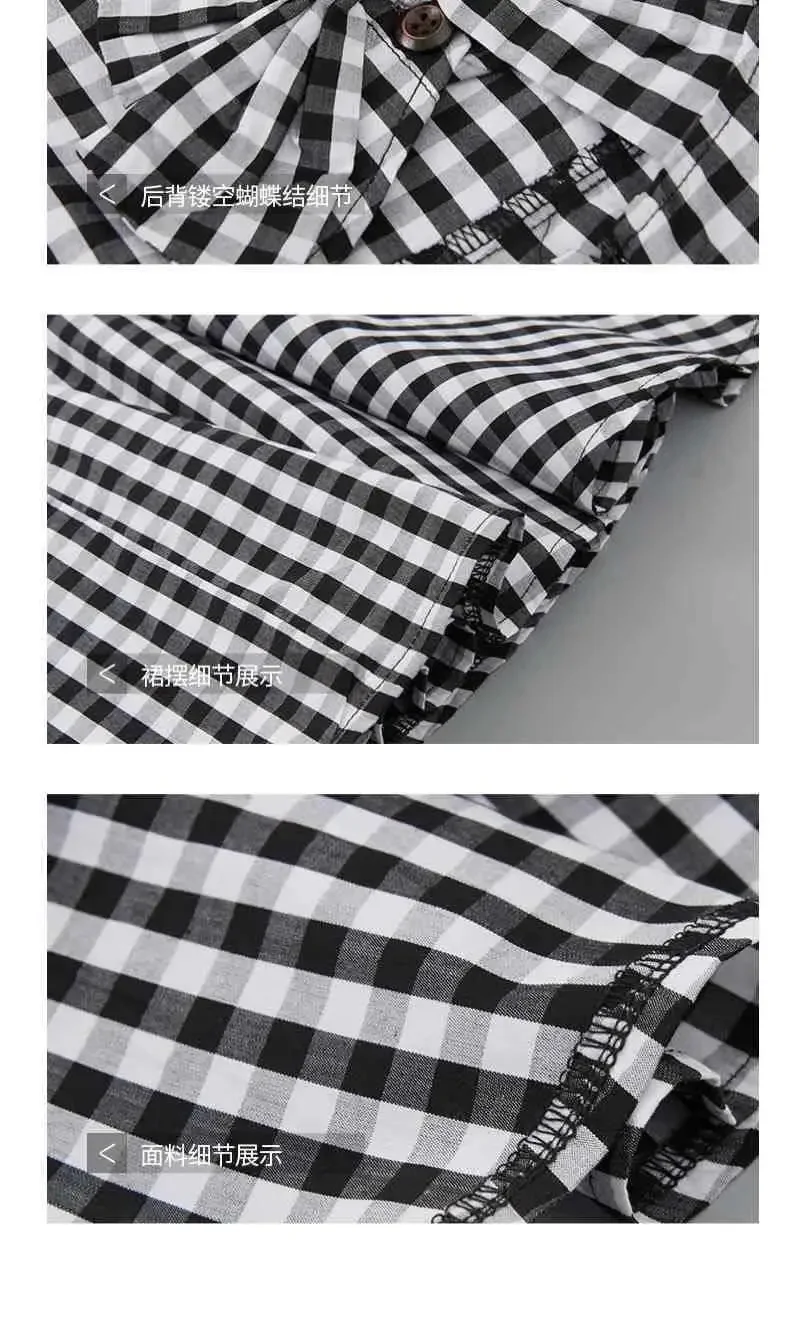 فستان بناتي صيفي للمراهقات لعام 2025 ملابس منقوشة بفيونكة رمادية شيفون طويل تنورة أميرة الشاطئ 3 4 5 6 7 8 9 10 12 13 14 سنة #6