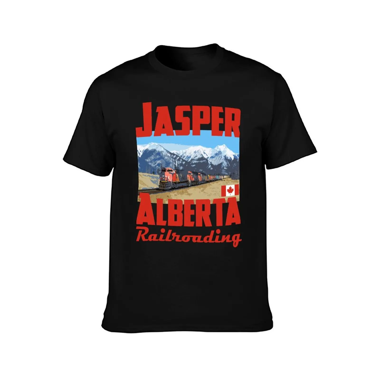 Jasper Alberta Railroading T-Shirt tees for a boy men t shirt