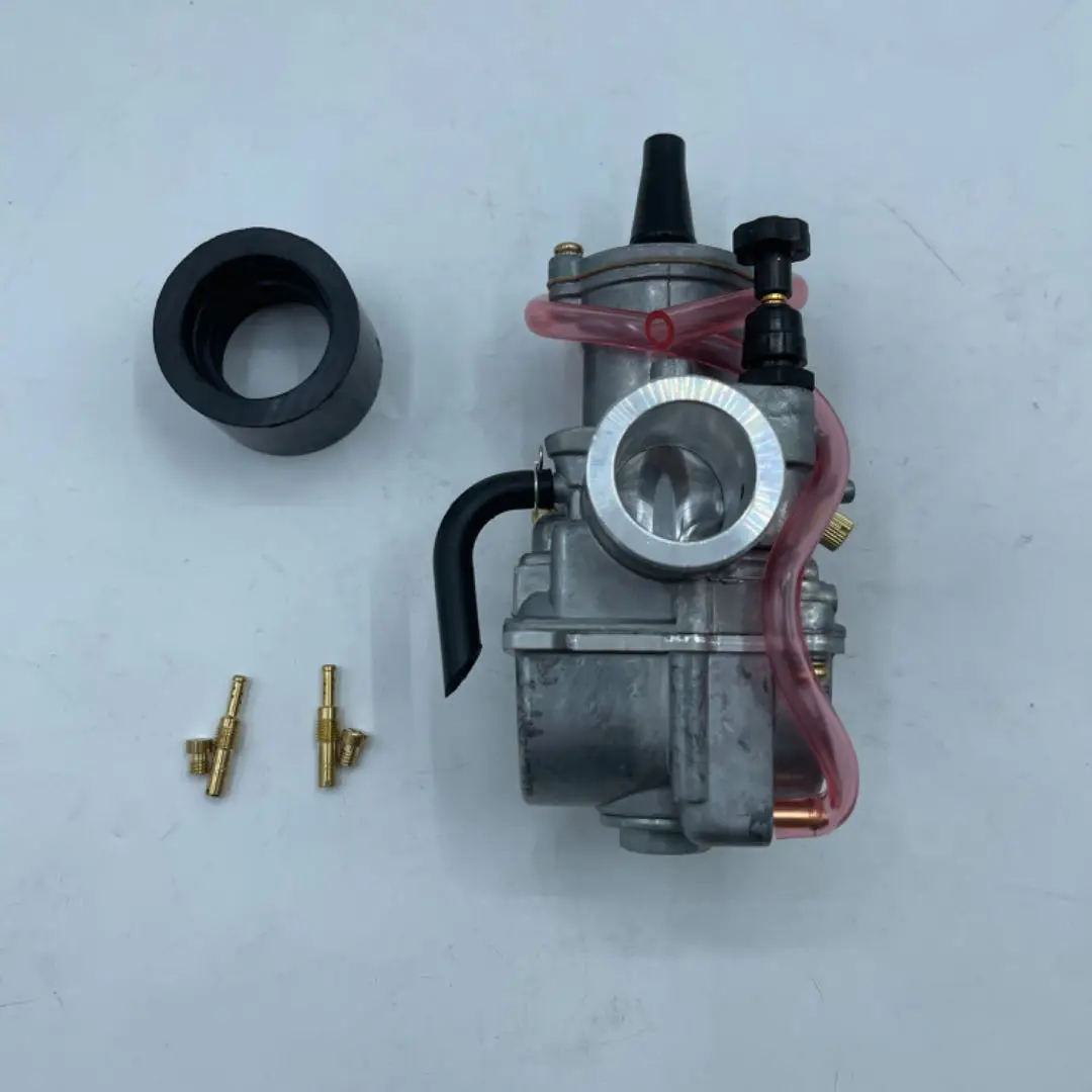 Carburetor For Keihin PWK24 2-Stroke Racing Flat Side OKO KOSO 24mm ATV Carb