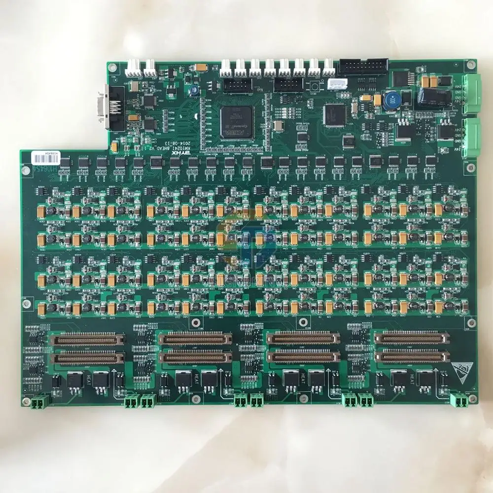 BYHX ボードキャリッジボードコニカ 1024i プリントヘッド用プリントヘッド制御ボード KM1024i_8head V2.1