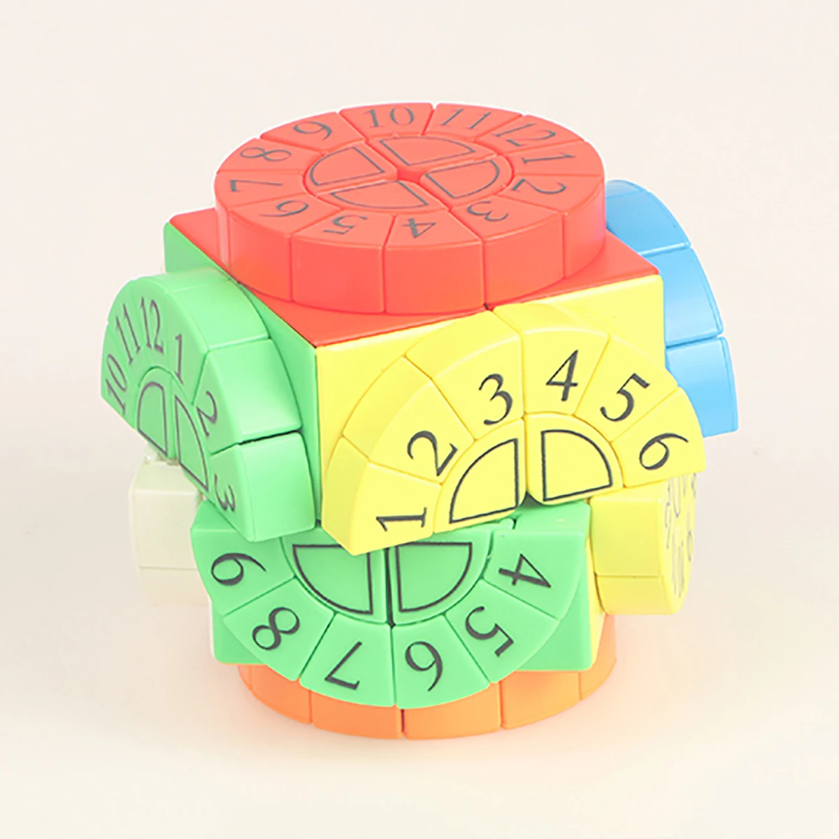 3x3x3 Time Machine Stress Relief Puzzel Professioneel onderwijs Soepele snelheidswedstrijd Kinderspeelgoedcadeaus