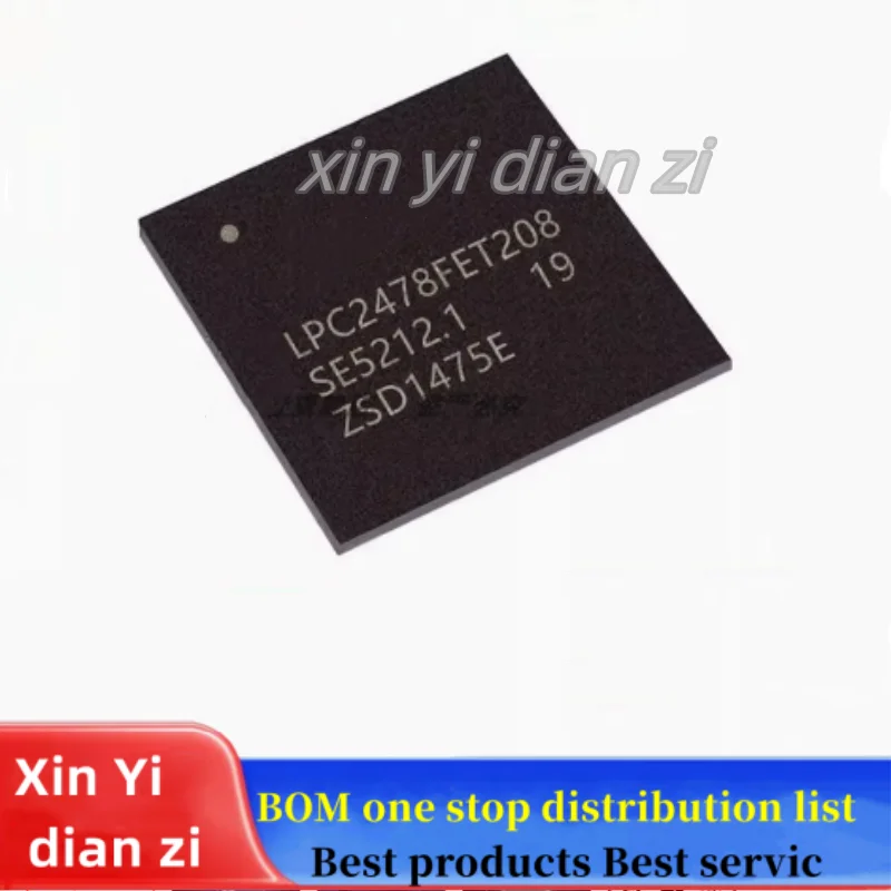 1pcs/lot LPC2478FET208 LPC2478 BGA microcontroller ic chips in stock