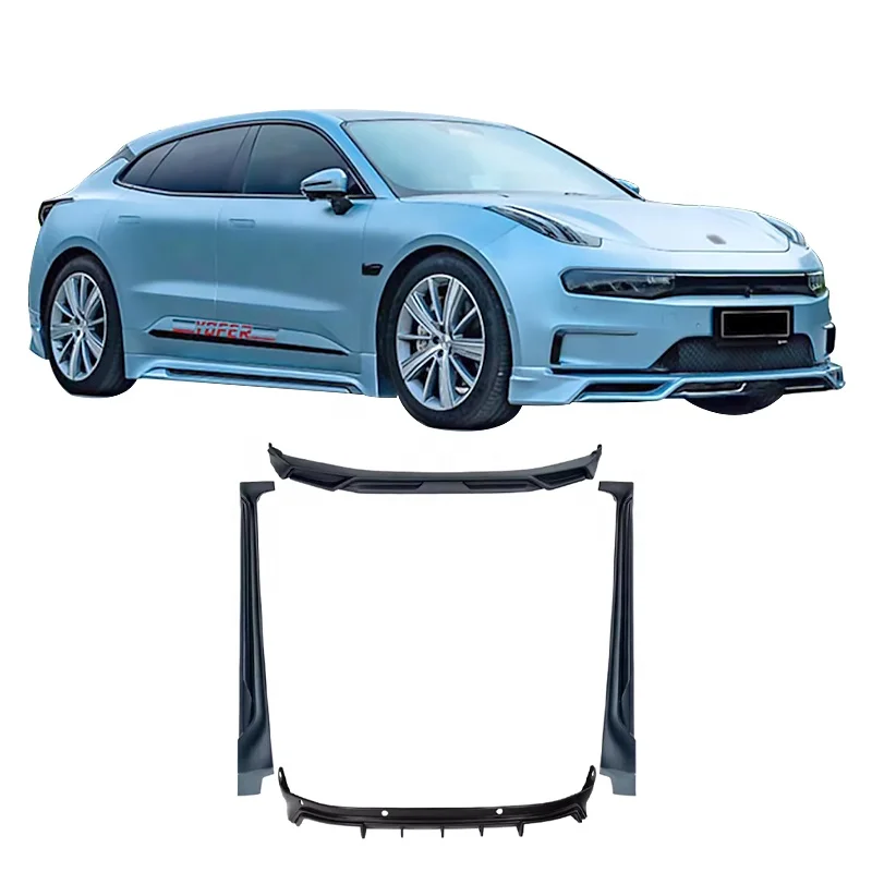 

Yofer Style Car Body Kits Front Lip Rear Diffuser Lip Side Skirts for New Zeekr 001 2024 ABS Material Exterior Parts