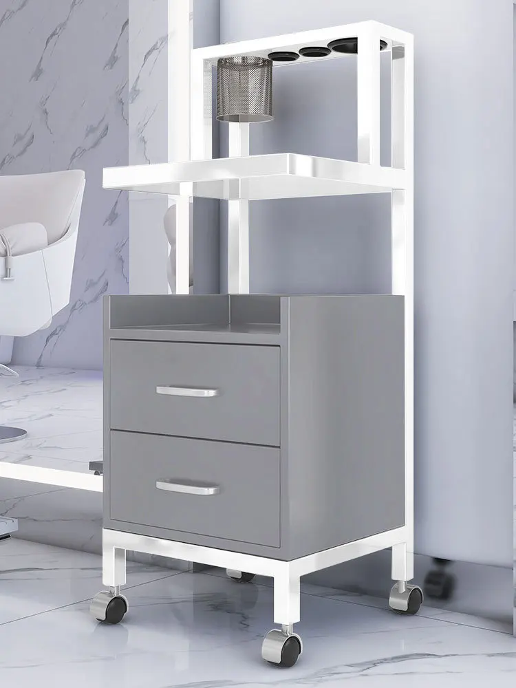 Modern Salon Working Trolley Beauty Storage Cart Trolley For Heavy Duty Salon Equipment