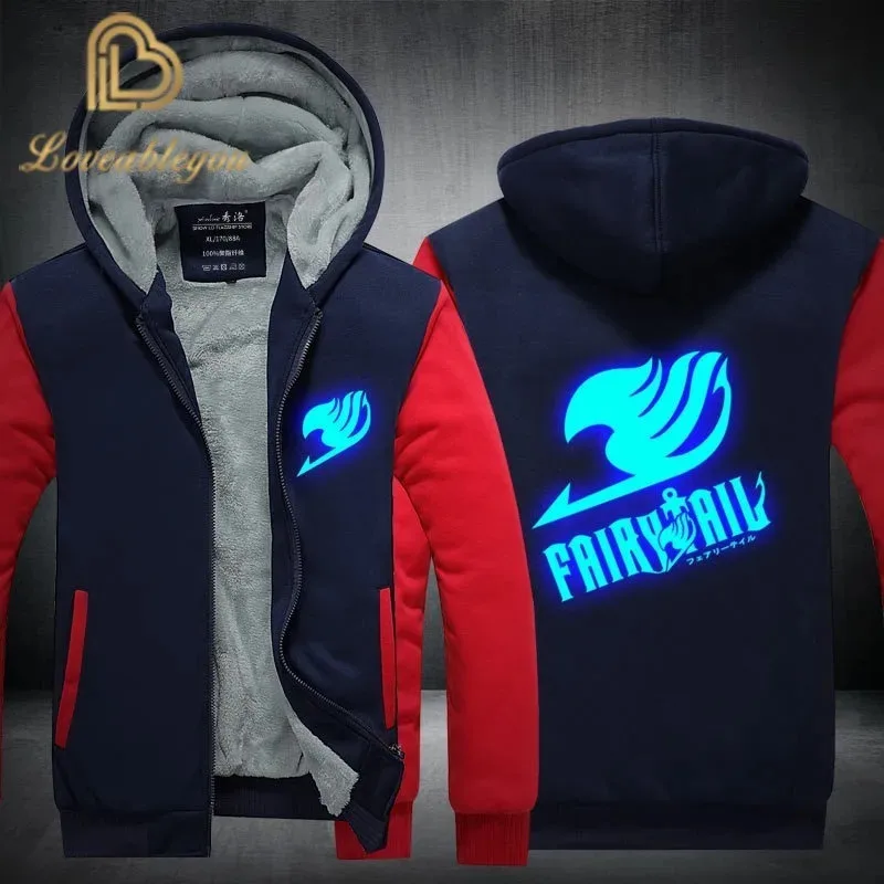 Lili 123Fans Wear invierno Anime Fairy Tail chaquetas y abrigos para mujer Sudadera con estampado 3D hombres sudaderas con capucha ropa informal estilo Hip Hop Cosplay