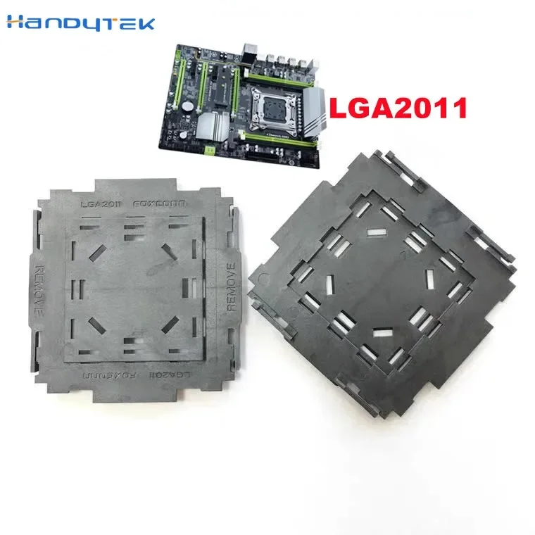 

100PCS LGA 2011 Motherboard CPU Socket Protection Shell Black Cover Universal CPU Protection pin cover for LGA2011-3 LGA2011