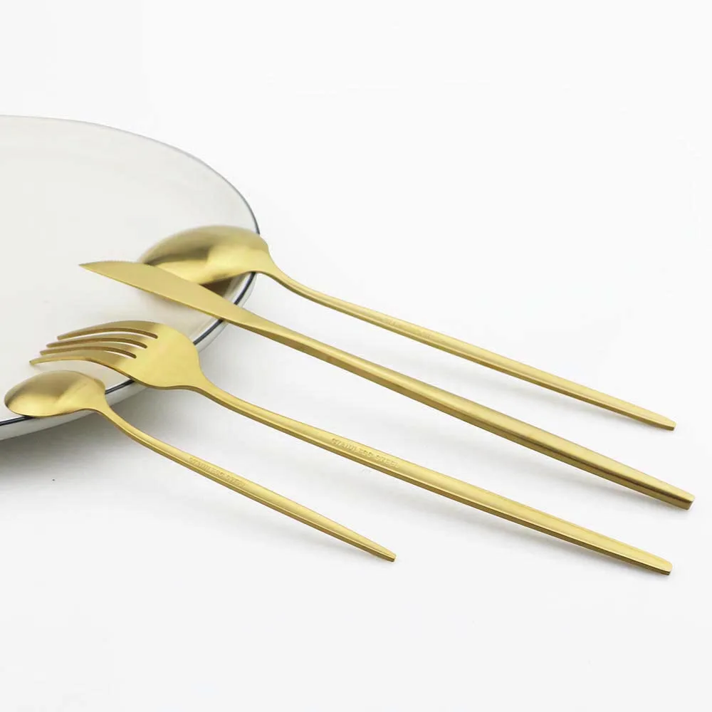 6Pcs Matte Colorful Tea Spoon Dessert Ice Cream Stainless Steel Spoons Stirring Coffee Spoon Kitchen Accessories Flatware