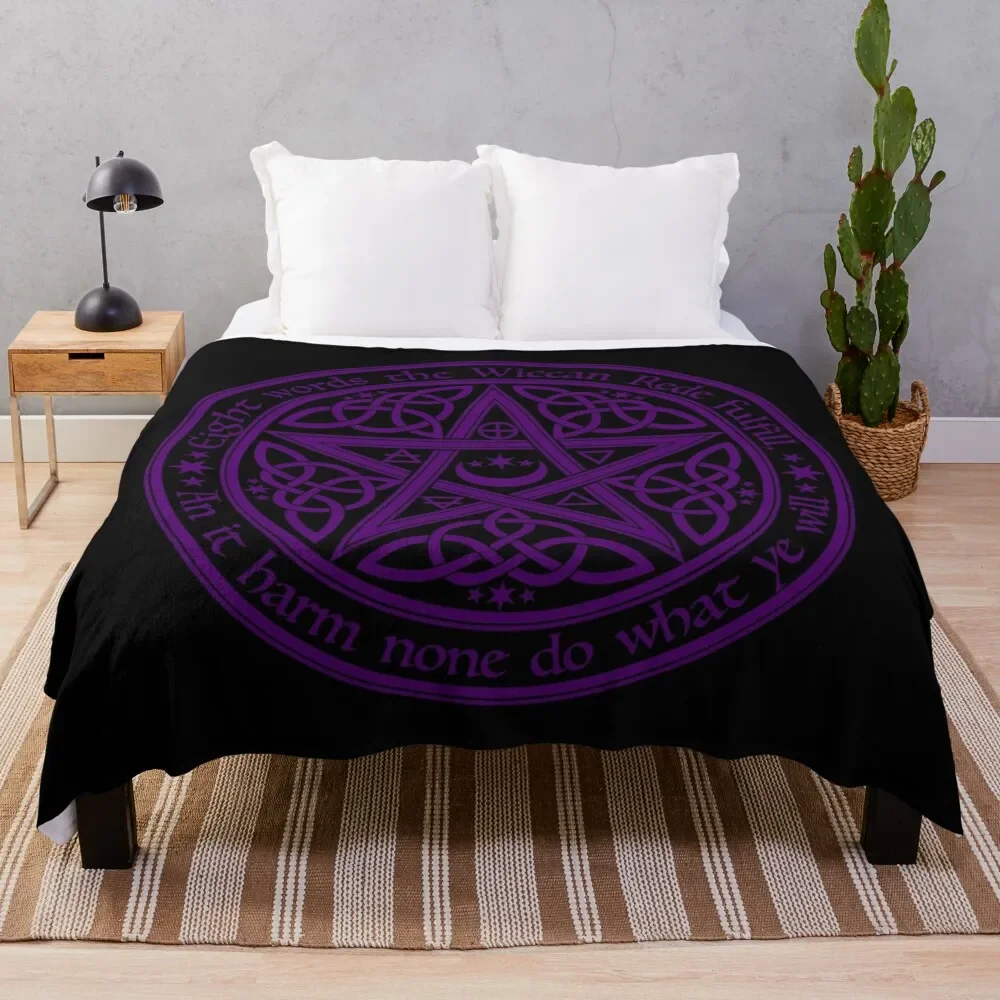 Celtic Pentacle Throw Blanket Fashion Sofas for babies Blankets