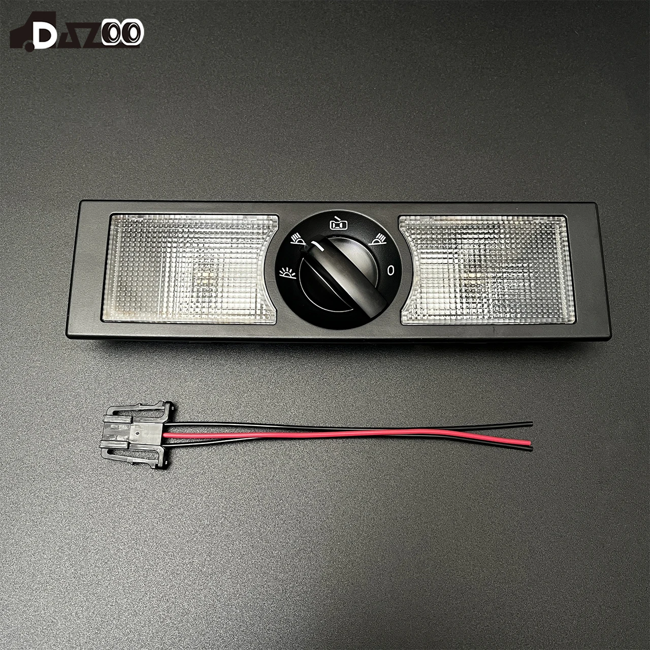Lámpara de techo de lectura halógena negra para VW Bettle Bora Golf Passat Polo Touran Phaeton 6Q0947291 Y20