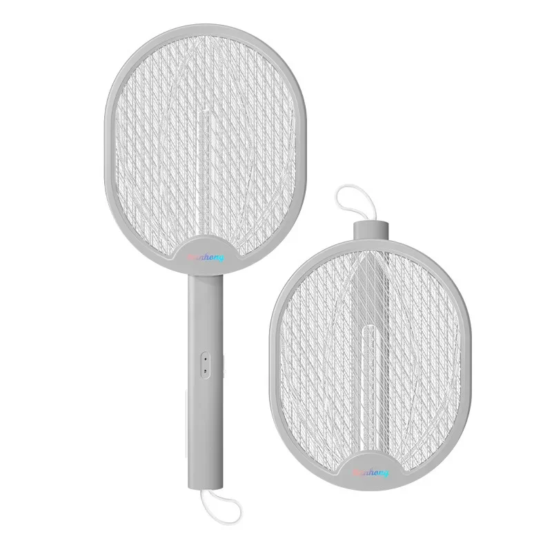 Xiaomi led 2 em 1 elétrica mosquito swatter rotatable usb bateria de lítio recarregável mosquito assassino controle do mosquito físico