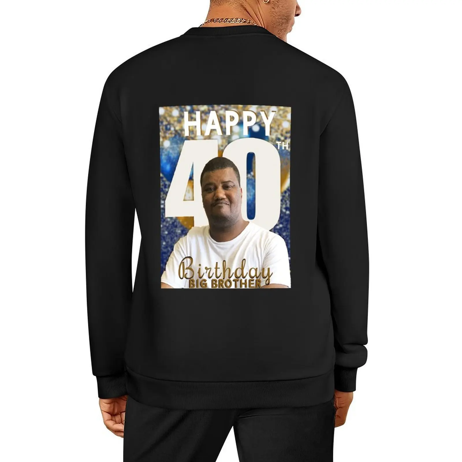 

Happy Birthday, Big Brother Pullover japanese style korean autumn clothes men wear sweatshirt men