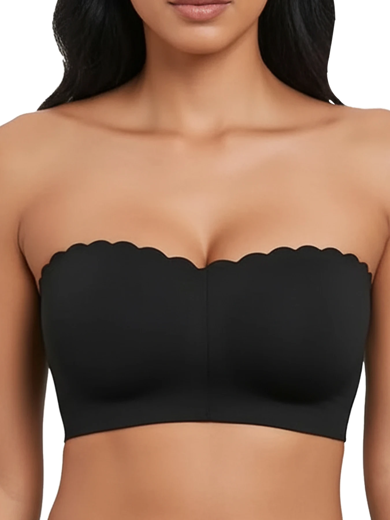 2-Piece Women Underwear Bra Wireless Strapless, Gather Supportive, Fashionable Backless Design, Breathable, Comfortable, S-XL,