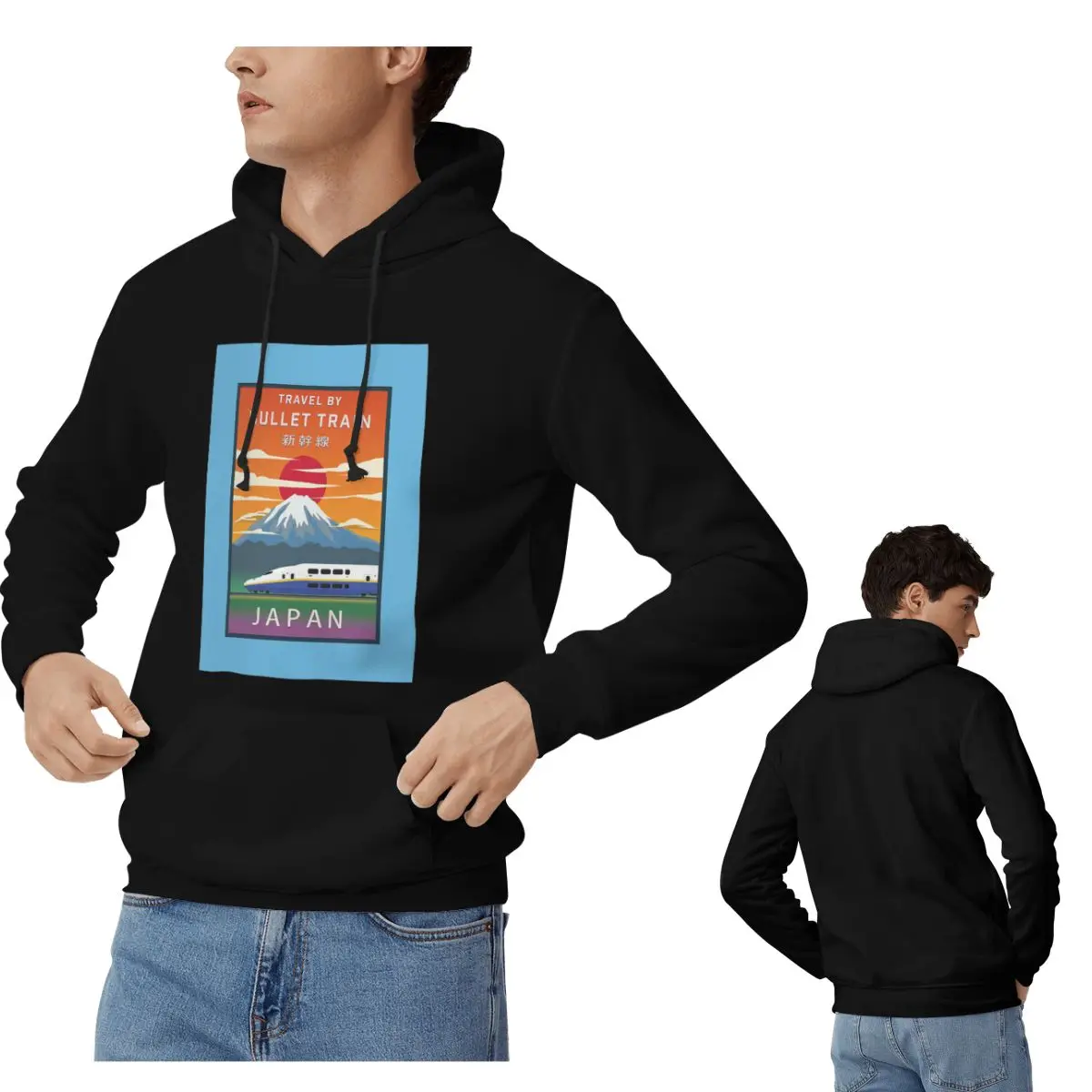 

Japanese Shinkansen Bullet Trains Hoodies Men Women Casual Pullover Sweatshirt Fashion Long Sleeve Streetwear Autumn Winter