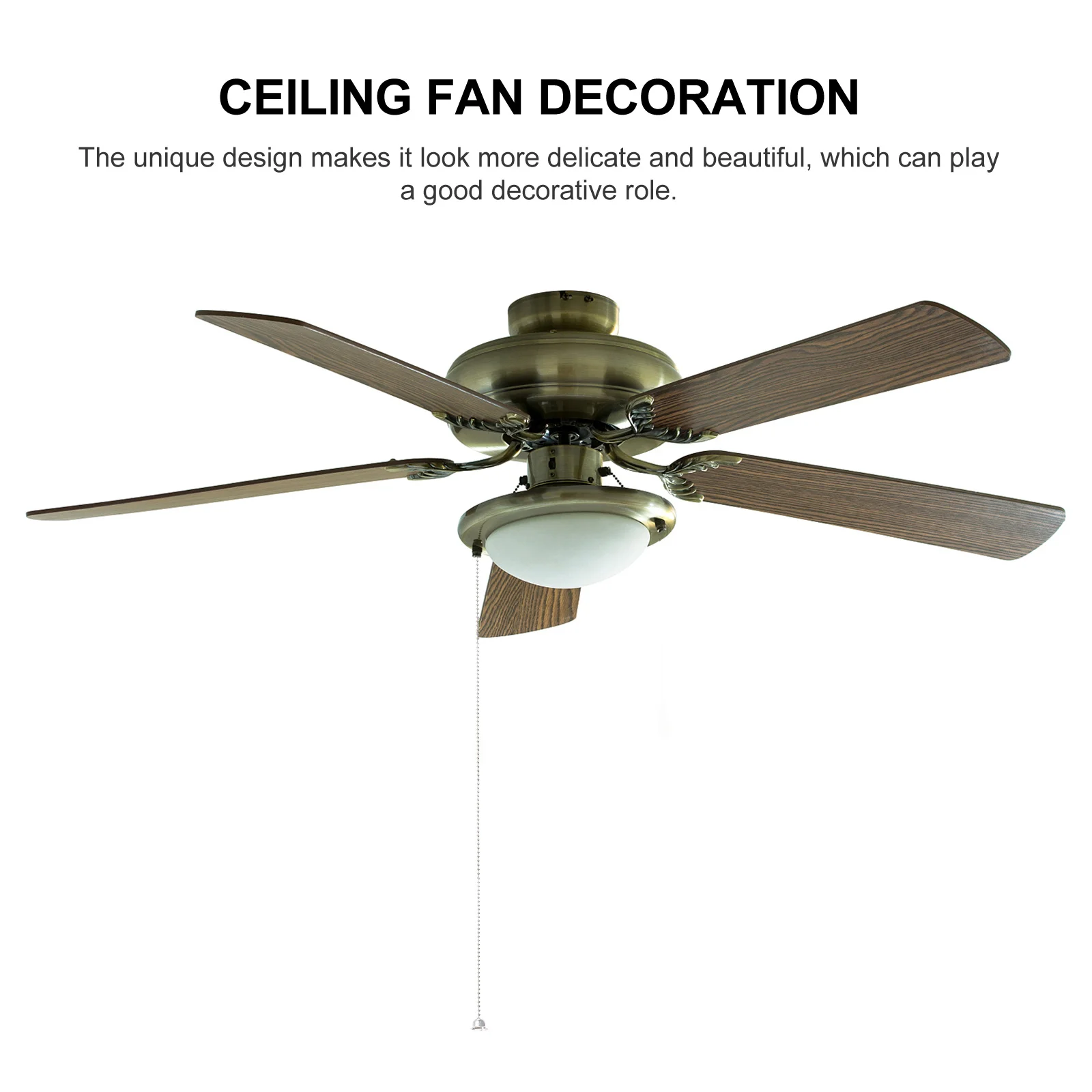 

10Pcs Ceiling Fan Pull Chain Pendant Durable Elegant Chic Hanging Ornament Suitable for Fan Light and Lamps Chandelier Pendant