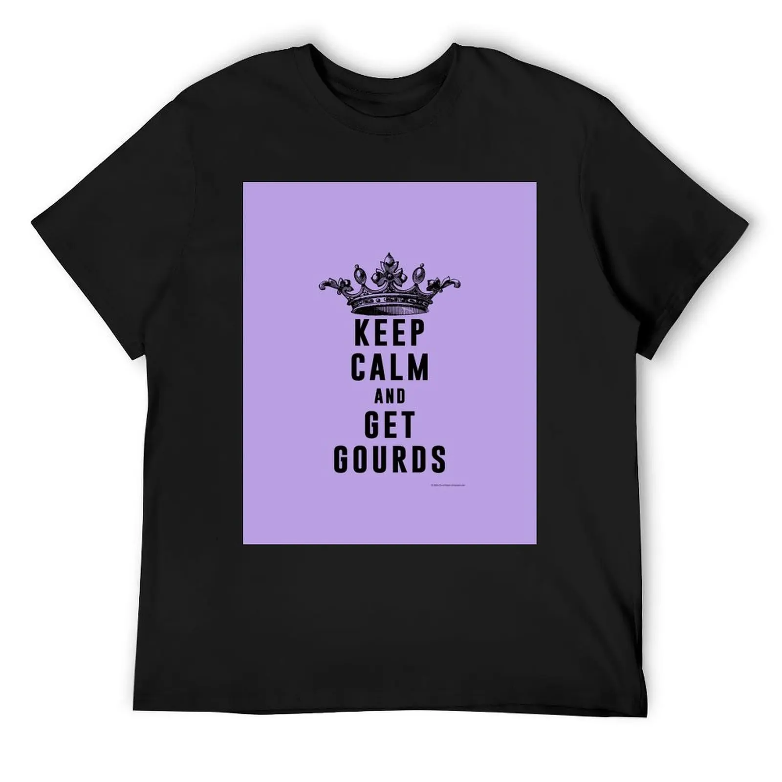 Keep Calm and Get Gourds T-Shirt sports fans heavyweights plus size tops mens graphic t-shirts