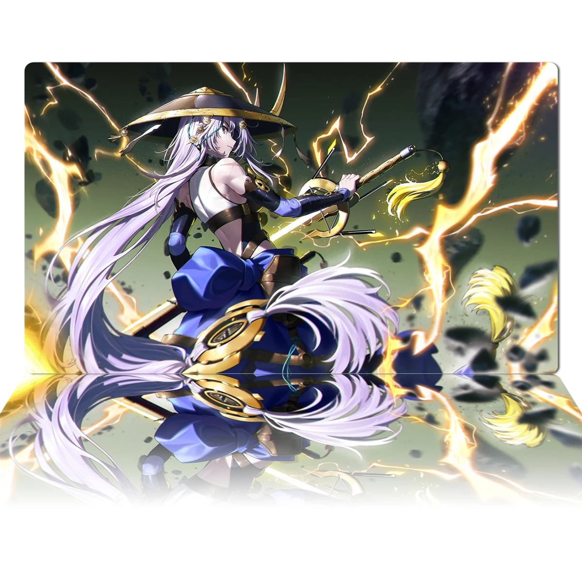yugioh swordsoul iris playmat review why this is the best desk companion  for serious duelist