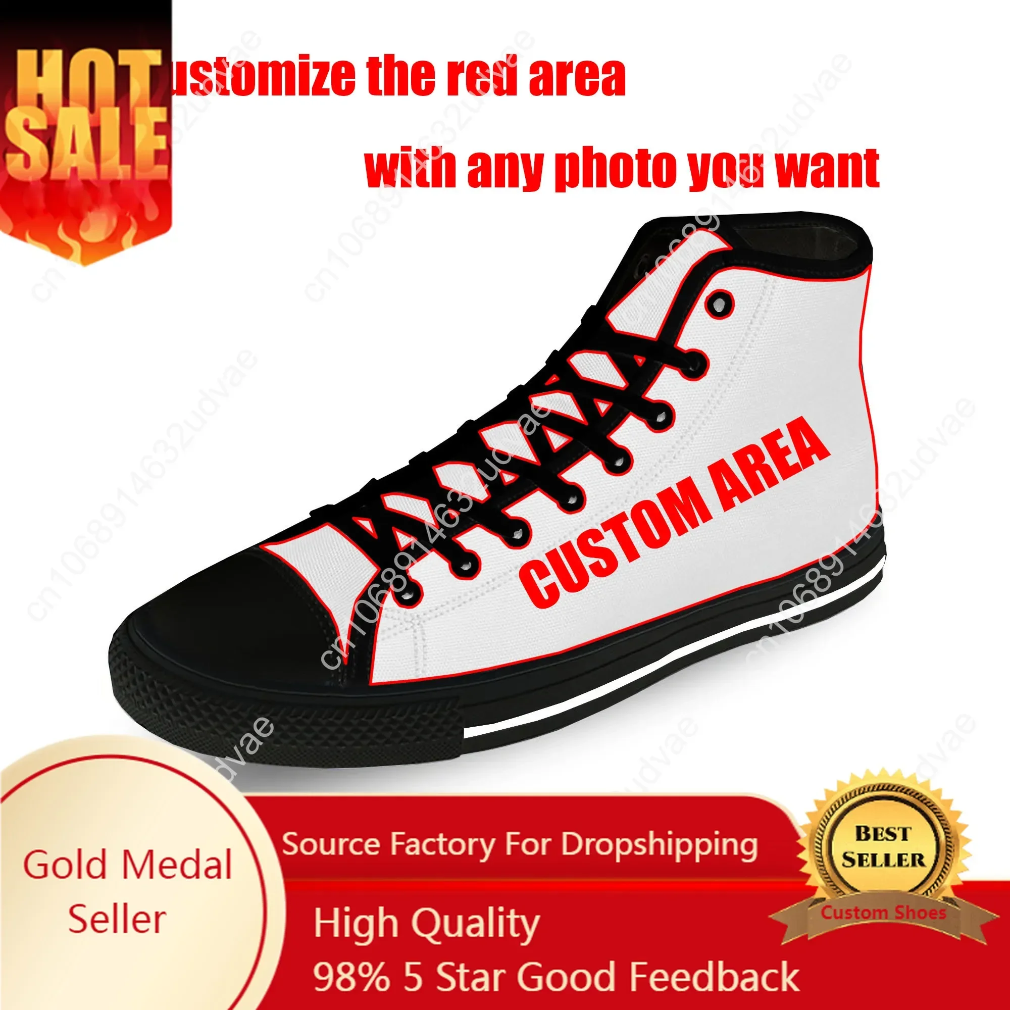 

Custom Shoes Low Top High Top Sneakers High Quality Mens Womens Teenager Canvas Custom made DIY Sneaker Casual Couple Shoes