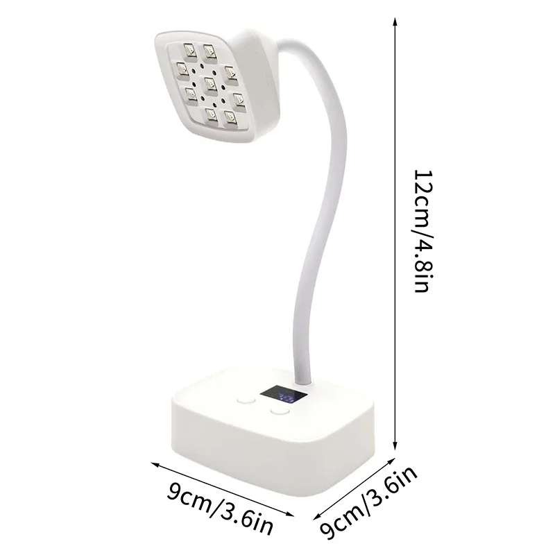 Nageldroger Draadloze Flash Cure UV-licht Led-lamp voor gelnagels, oplaadbare Mini Sun UV Led-nagellamp Professioneel