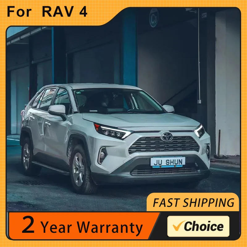 Car Lights for RAV4 RAV 4 2019-2023 LED Auto Headlights Assembly Upgrade Dynamic Signal Lamp Projector Lens Tool Accessories