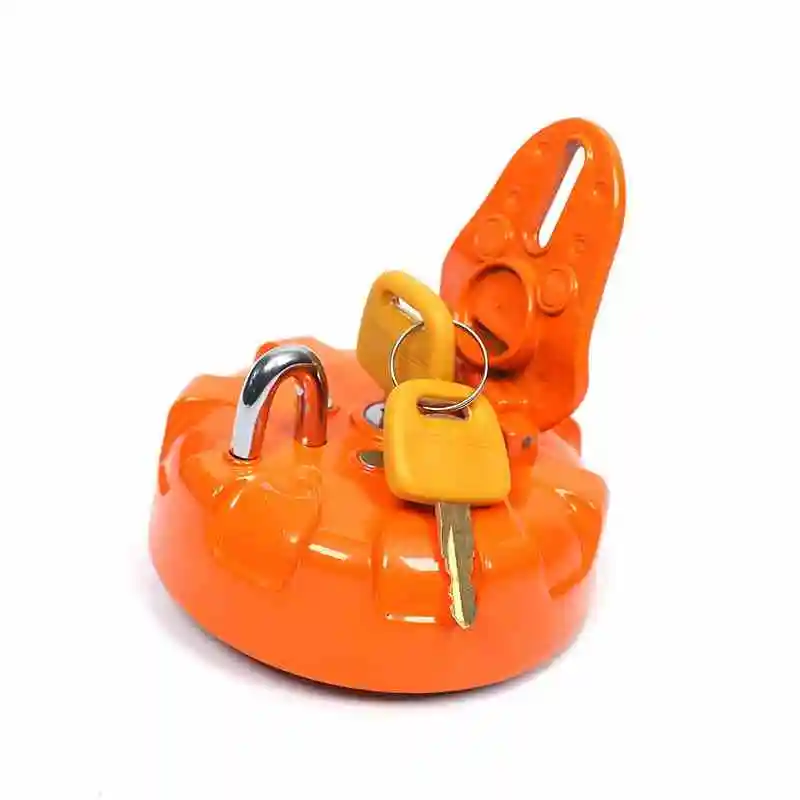 EX100-3 ZX200-3 ZAX300-3 EX400-3 Excavator Double Locks Fuel Tank Cover Cap For Hitachi