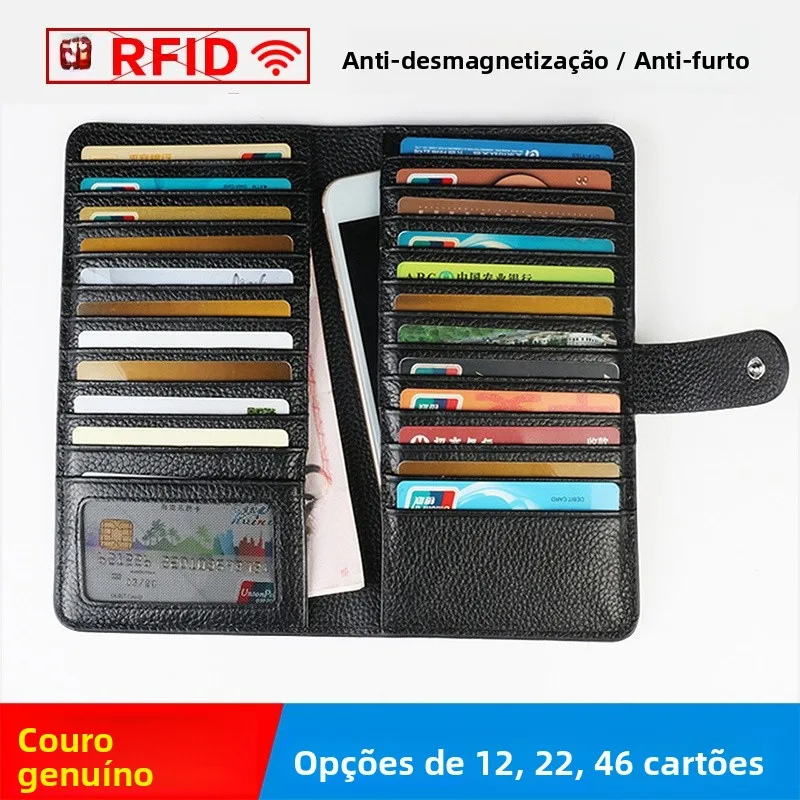men's-ultra-thin-high-end-leather-credit-card-wallet-anti-theft-magnetic-strip-protection-large-capacity-multi-card-slot-wallet