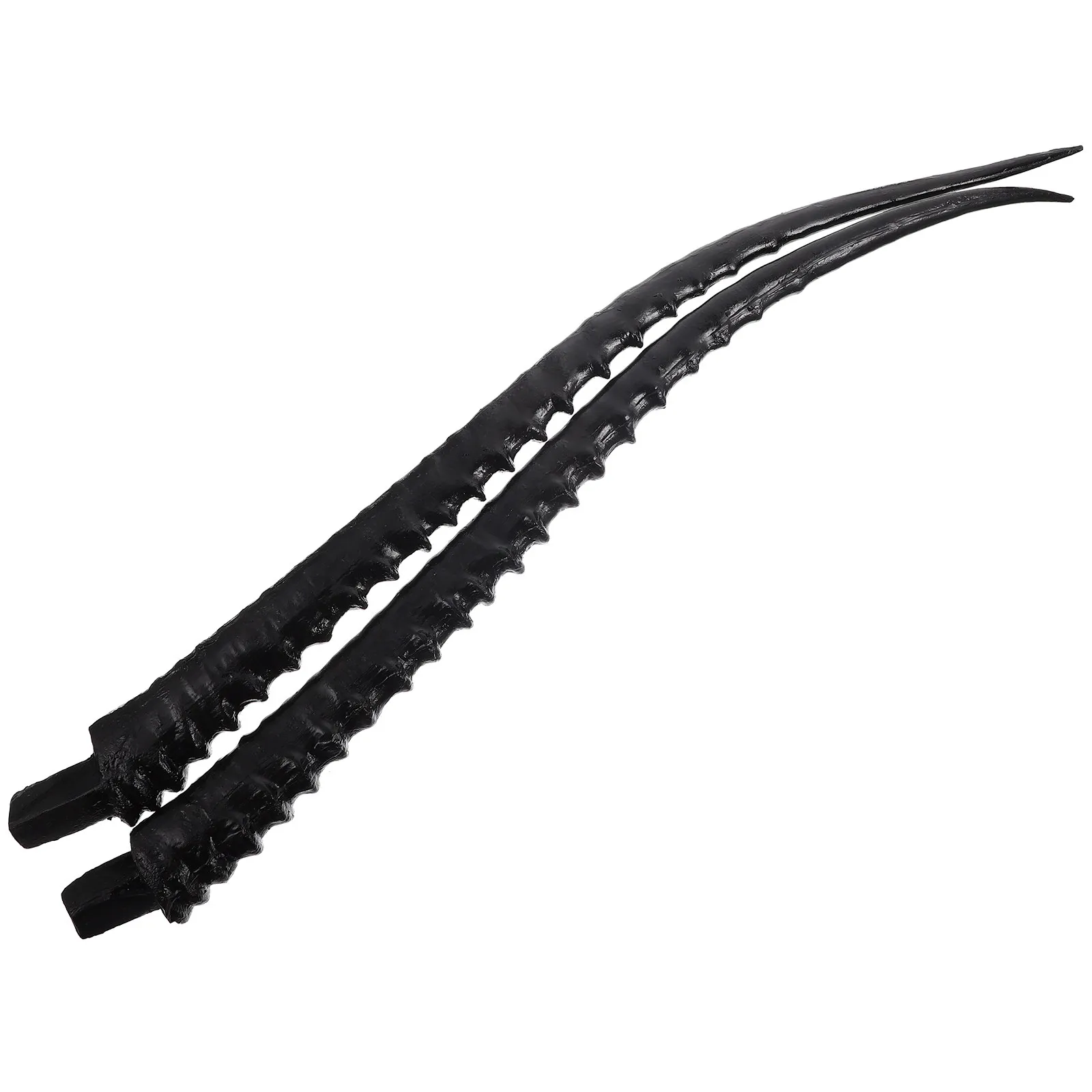 1Pair Antelope Horn Shape DIY Hairpin Charms Plastic Hair Clips Accessories for Crafting Headwear Party Festival Girl Adult Kid