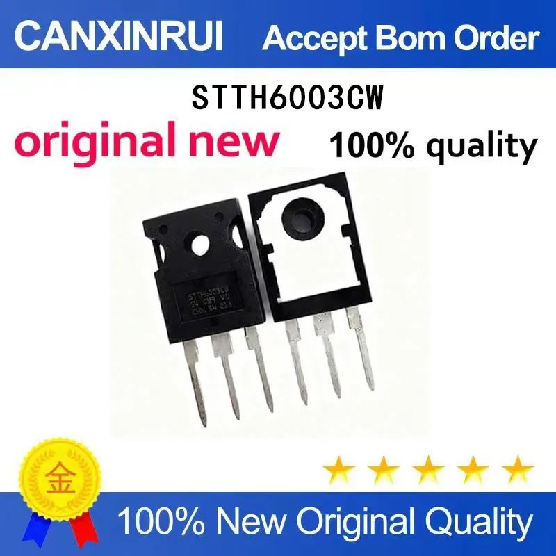 

(5-100 Pieces) Brand new STTH6003CW 60A300V TO-247 fast recovery rectifier diode spot chip IC