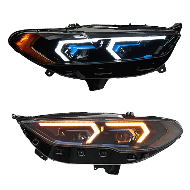 

For Ford Mondeo MK5 2017 2021 Headlight Upgrade LED Car Accessories Plug and Play Head Light Headlamp DRL Front Light Headlamp