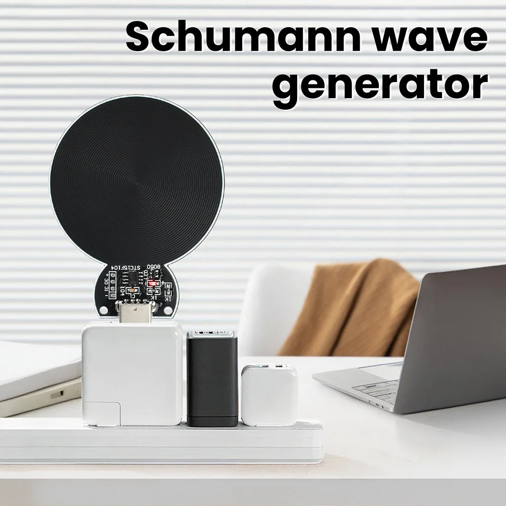 

7 83Hz Electromagnetic Wave Generator for Schumann Resonance with Portable USB Power for Use in Office Home and Travel