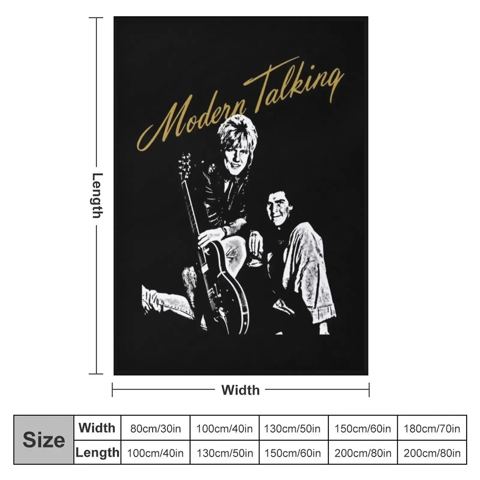 The Original Modern Talking Merchant Throw Blanket Retros Blankets Sofas Of Decoration Stuffeds Luxury Blankets