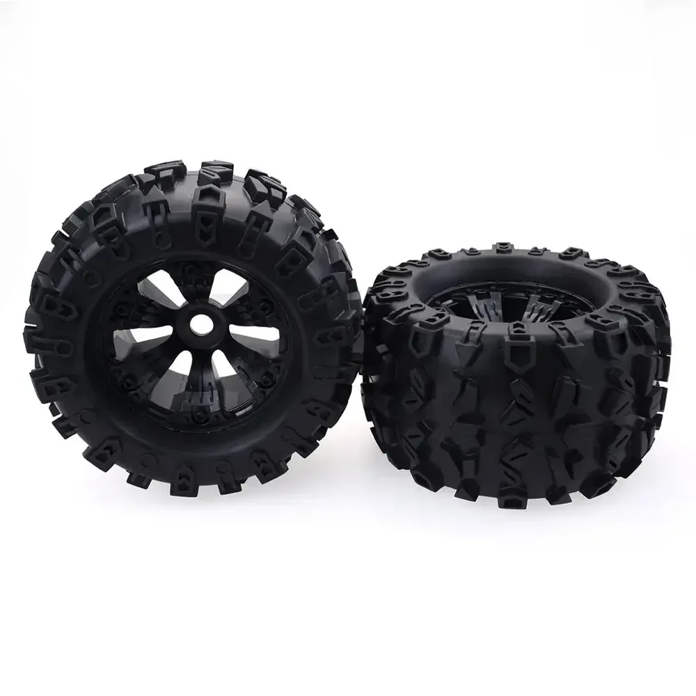 2pcs ZD Racing 17mm HEX WHEEL & 170mm Wheels Tires for Redcat Rovan HPI Savage XL MOUNTED GT FLUX HSP 1/8 Monster Truck