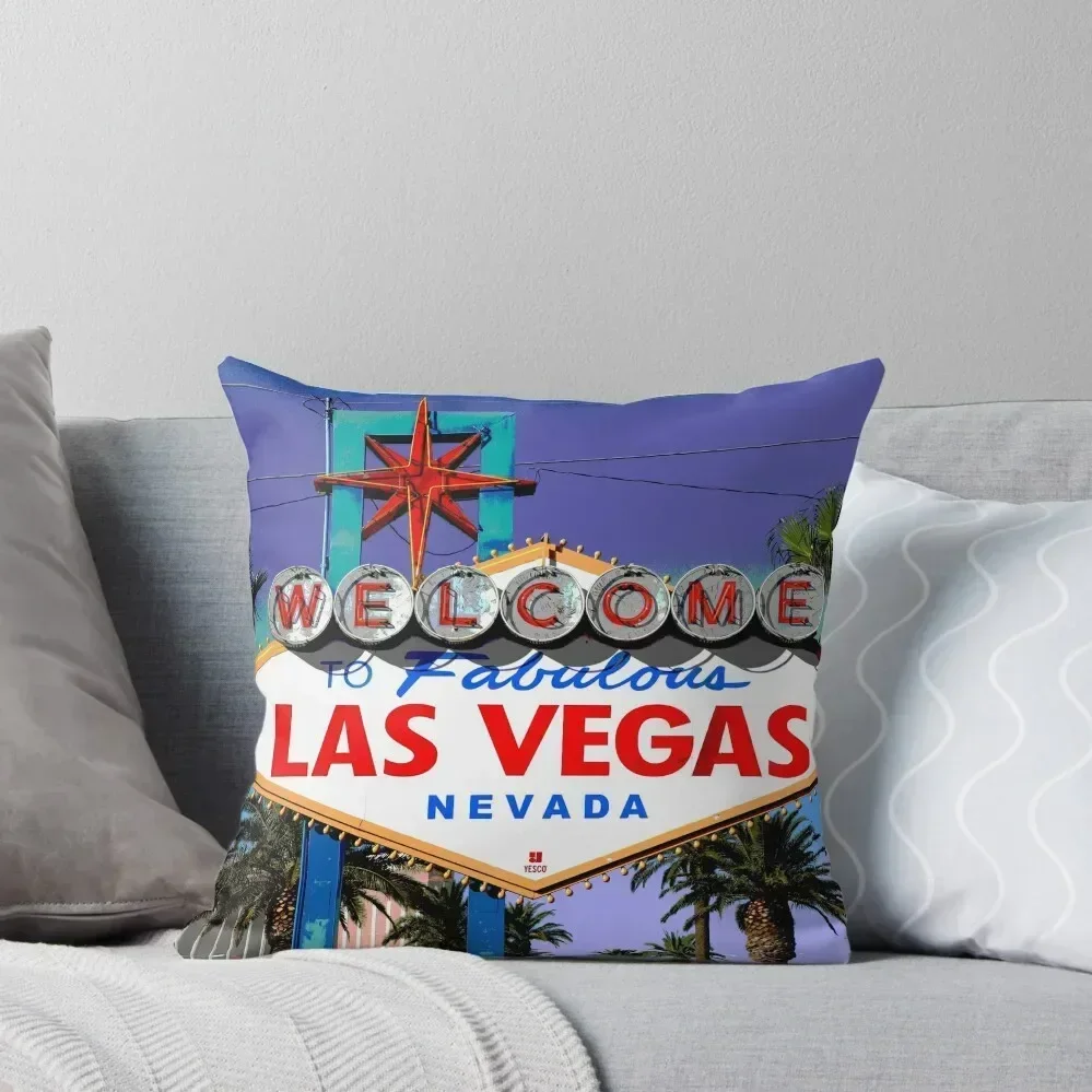 Las Vegas Sign Throw Pillow Elastic Cover For Sofa christmas ornaments 2025 Christmas Covers Cushions pillow