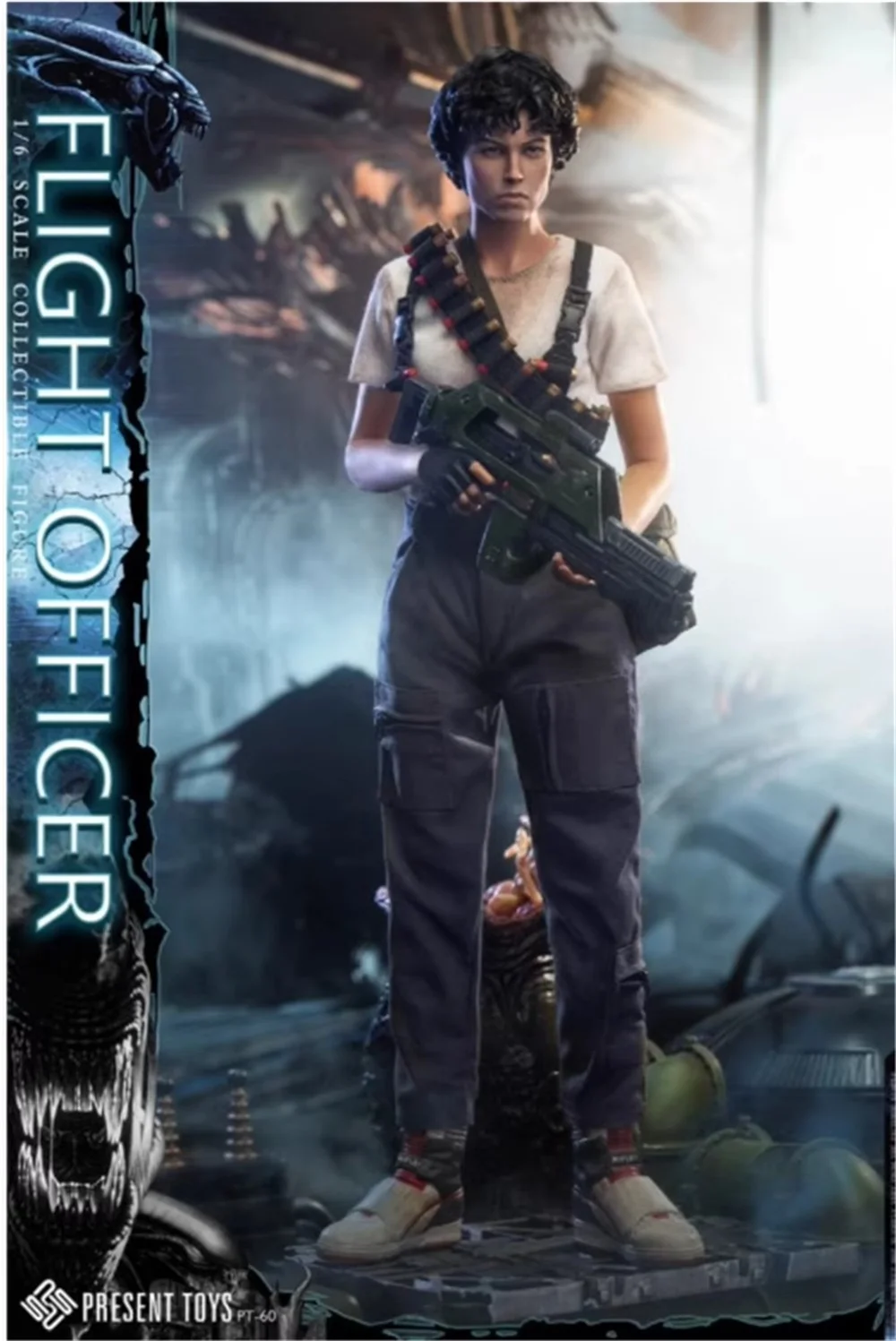 1/6 Present Toys PT-sp60 Female Girl Ellen Ripley Full Set Moveable Action Figure Gift For Fans Collectable DIY