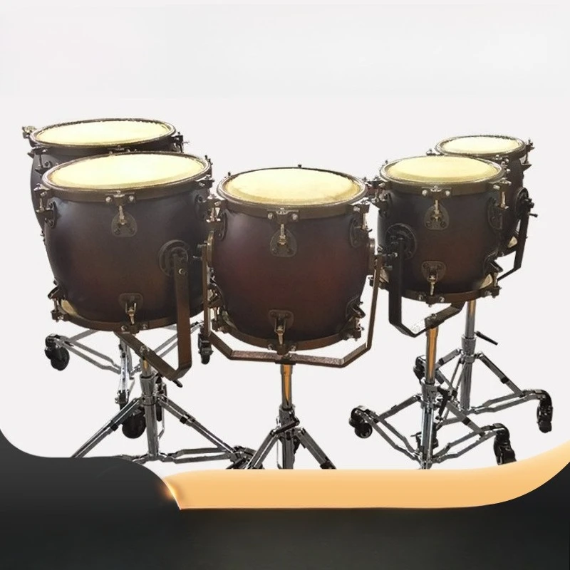 Five-tone Pai Drum Chinese Orchestra Five-tone Lian Drum National Musical Instrument Percussion Instrument Timpone Drum