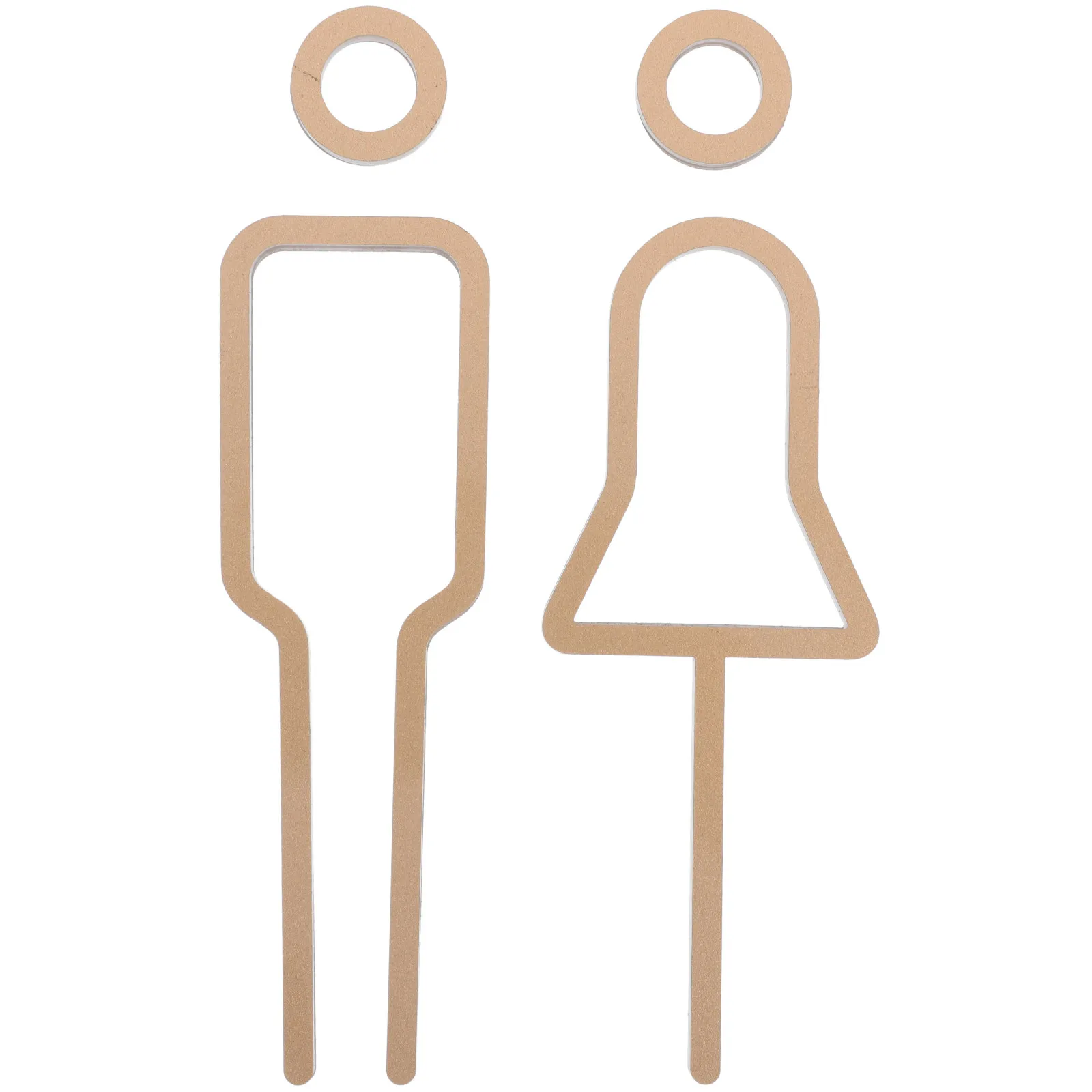 

Набор из 1 прозрачной акриловой таблички для туалета, вывеска на дверь ванной комнаты для рабочего места, школы, торгового центра, знаки общественной безопасности