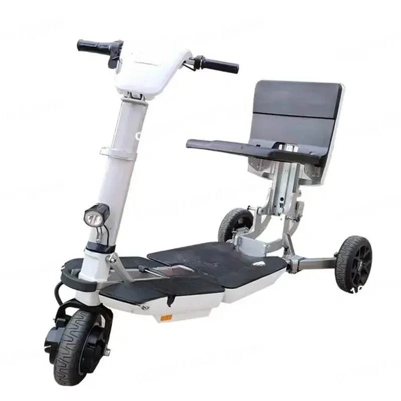 Remote Control Electric Scooter, Folding Electric Vehicle Electric Tricycle