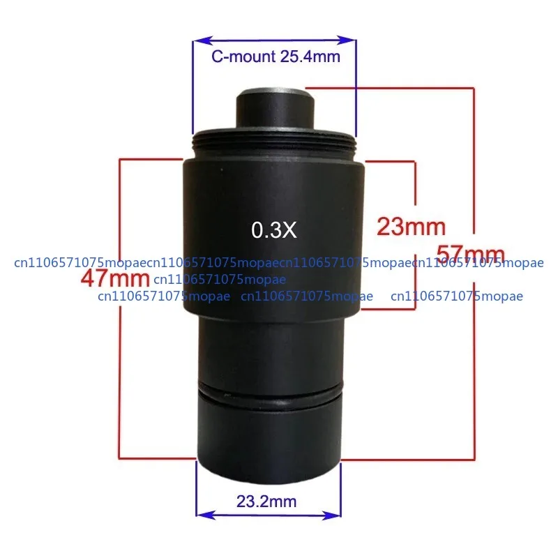 New 0.3X Microscope CCD Camera Lens Adapter for Biological Stereo Microscope
