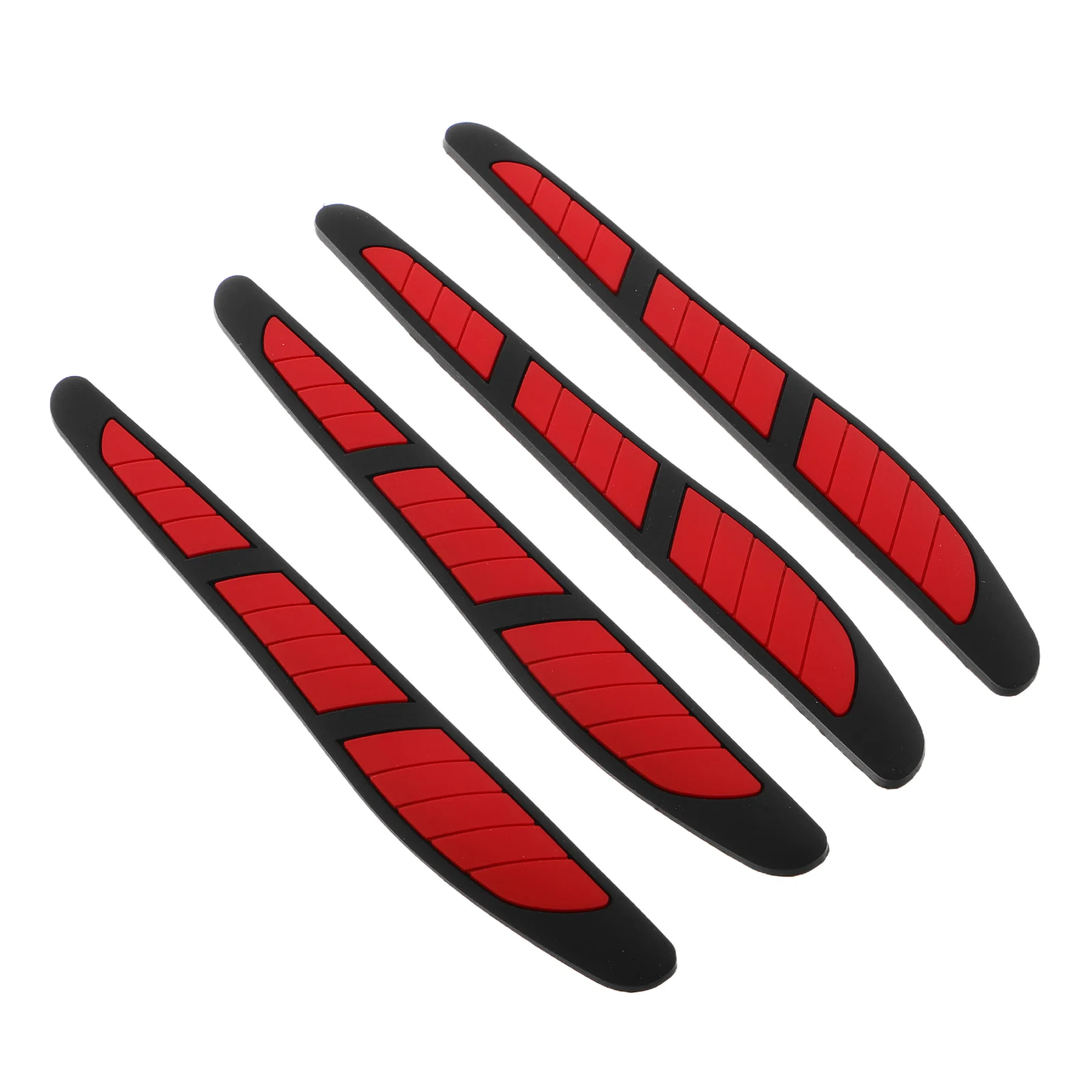 4 ชิ้นประตูรถ Anti-collision Strip รถยนต์ Edge Guard Protector ป้องกันรอยขีดข่วนสําหรับ Anti-scratch
