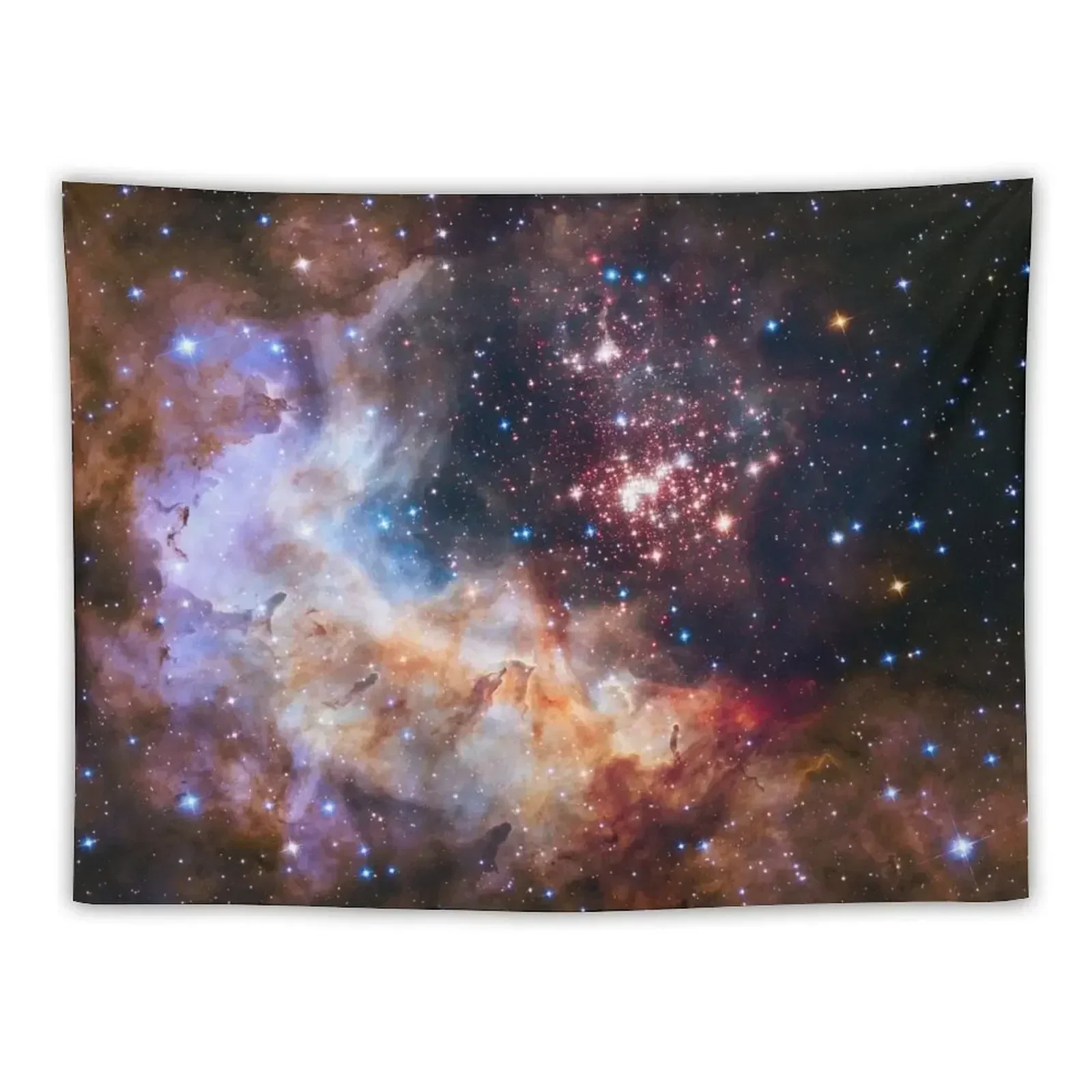 Celestial Fireworks / The star cluster Westerlund 2 in the Milky Way galaxy Tapestry Bedroom Decoration Wall Mural Tapestry