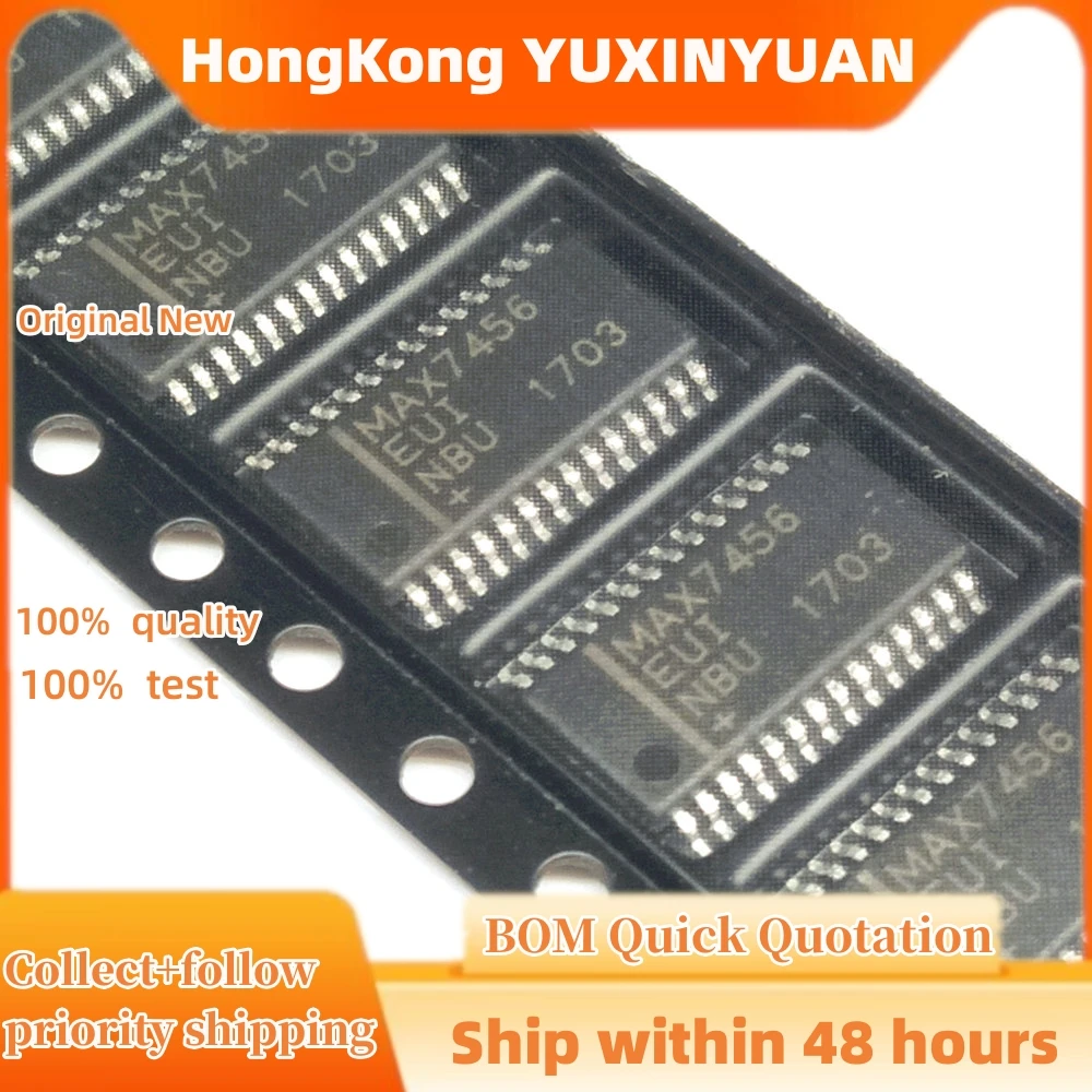 1PCS/LOT  MAX7456EUI+T MAX7456  HTSSOP CHIPS IN STOCK