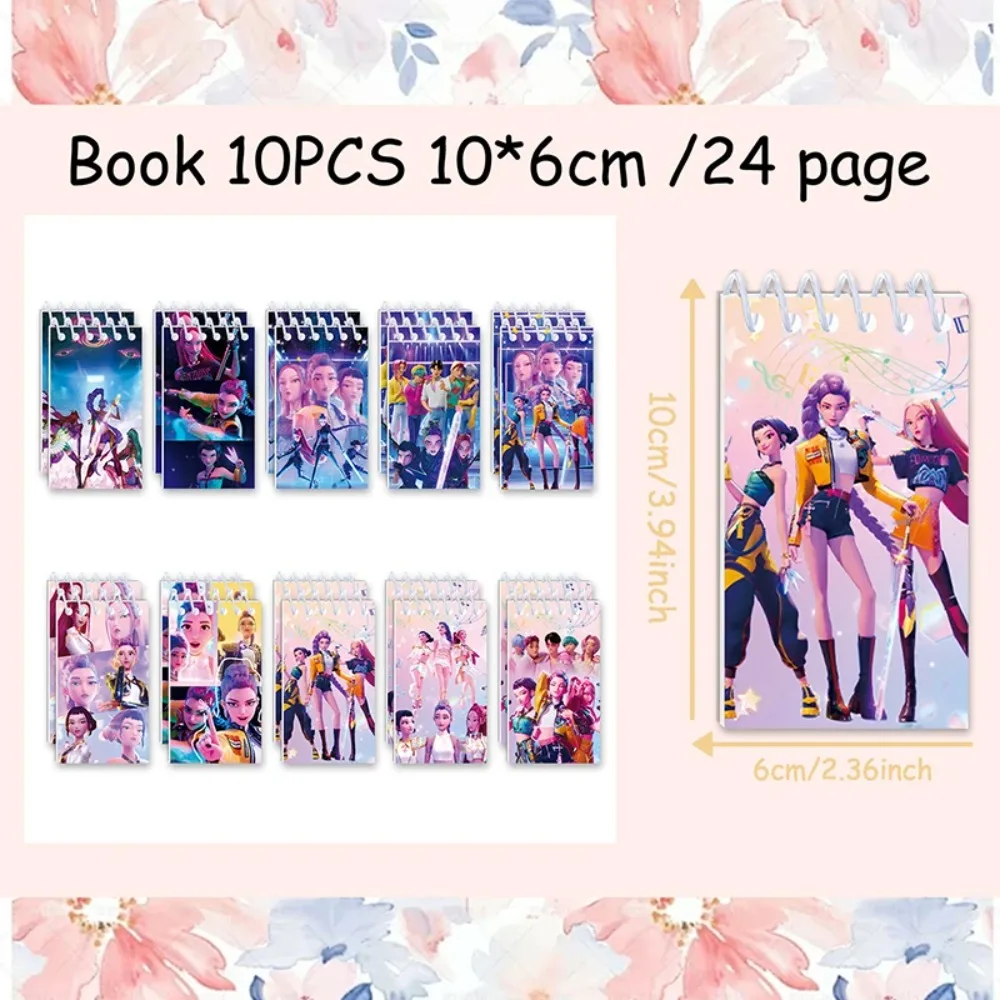 Nuevo cuaderno Kpop Demon Coil, libro de Anime Huntrix, cuaderno decorativo, regalo de fiesta para invitados, suministros de fiesta de cumpleaños, guerrero Kpop