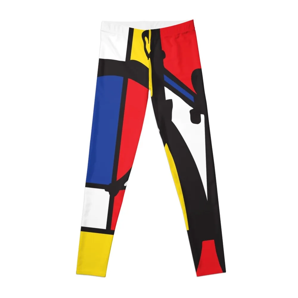 

Mondrian Bicycle art Leggings sports tennis for Women gym leggings for Women